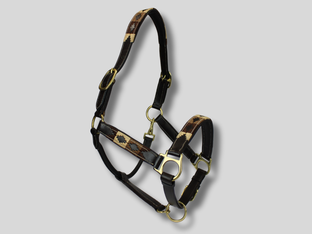 Leather Halter Polo Pink