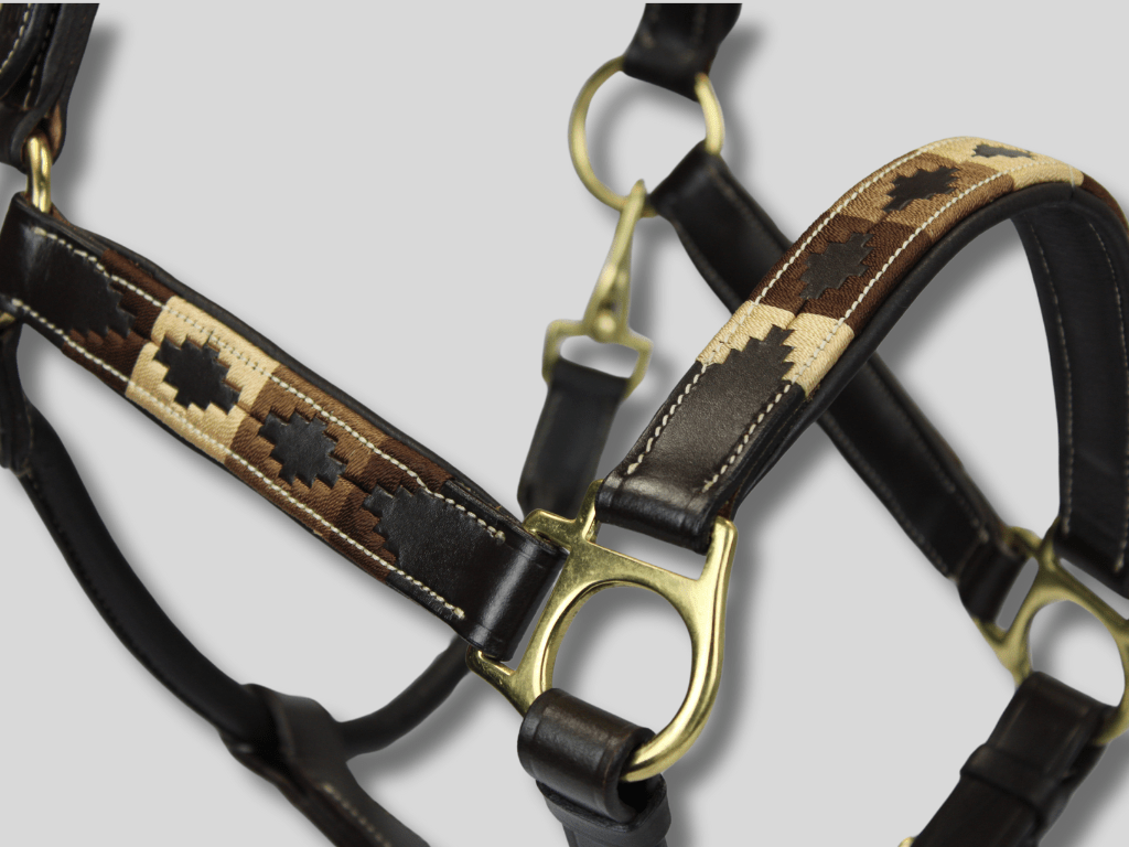 MTB Equestrian - Leren Halster Polo Beige - Halster