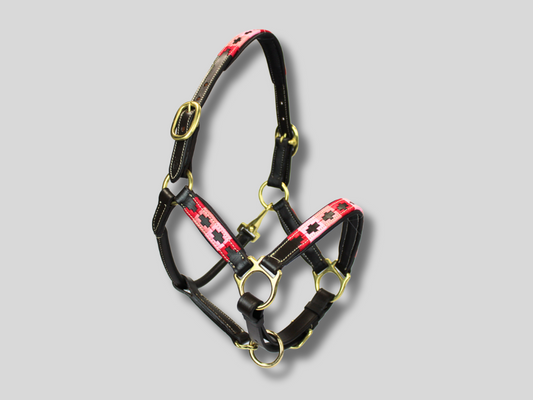 Veulen Halster Polo Roze