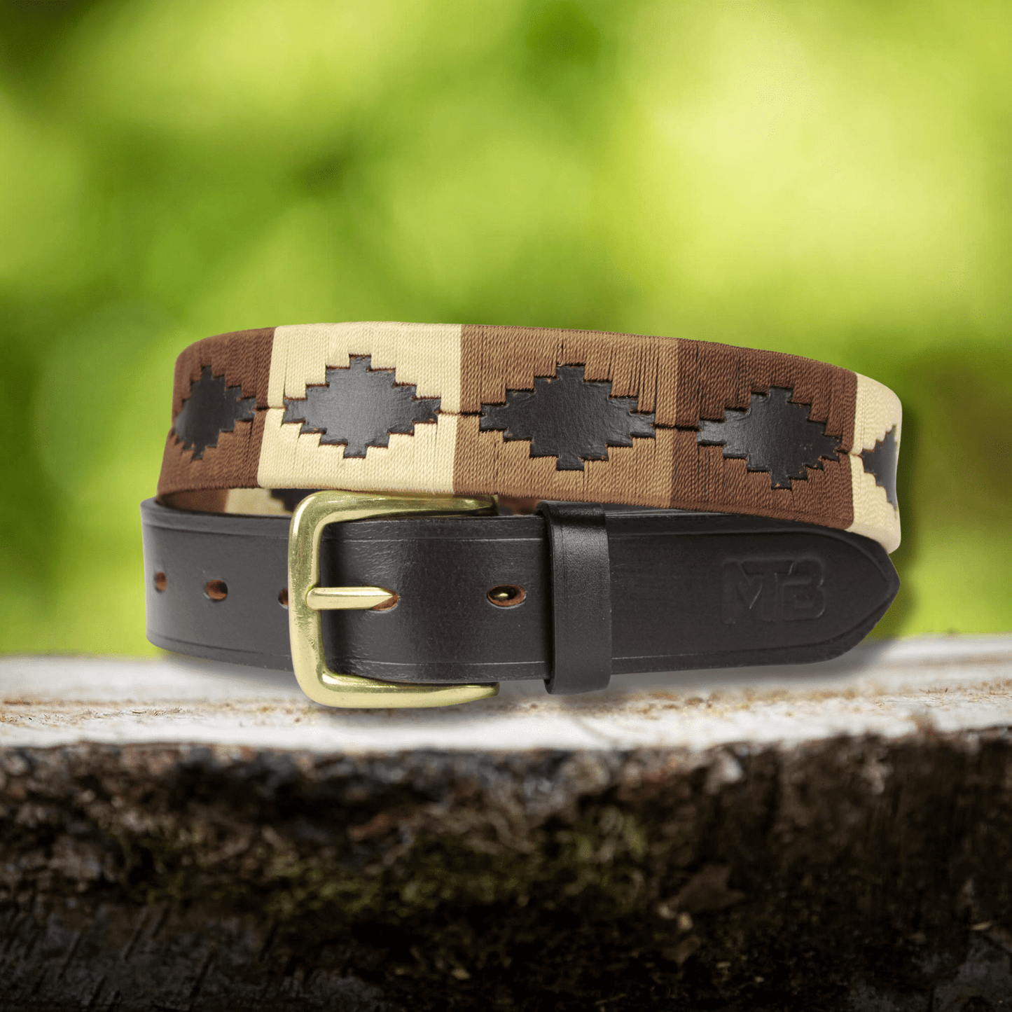 MTB Equestrian - Polo riem 3x Bruin - Riem