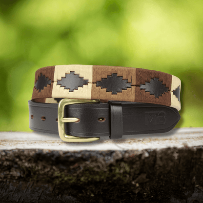 MTB Equestrian - Polo riem 3x Bruin - Riem